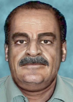 A photo of Yaser Abdel Said, age-progressed by the FBI in 2014
